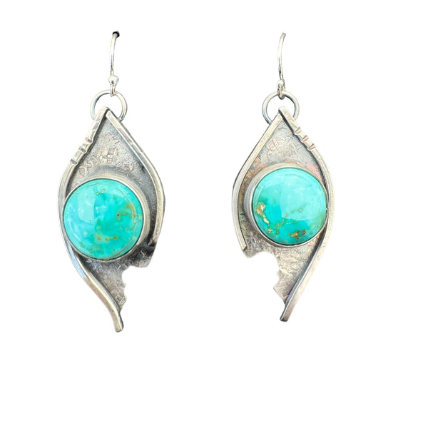 VINTAGE TURQUOISE EARRINGS ビンテージターコイズピアス VINTAGE TURQUOISE EARRINGS ビンテージターコイズピアス