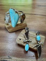 Triple Royston Turquoise Cuff