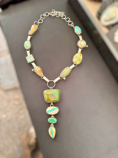 Multi Turquoise Totem Necklace