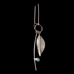 Sleek Silver Ear Rings
