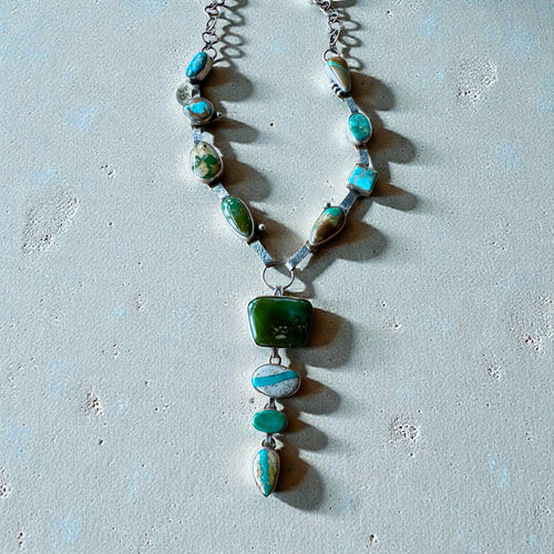 Multi Turquoise Totem Necklace