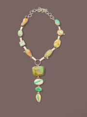 Multi Turquoise Totem Necklace