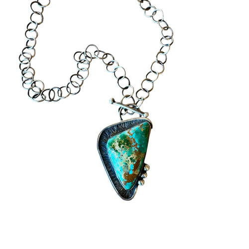 Turquoise and Sterling Chain