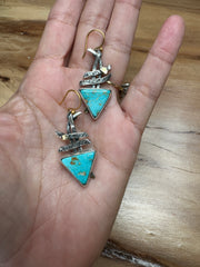 Natural Turquoise Earrings