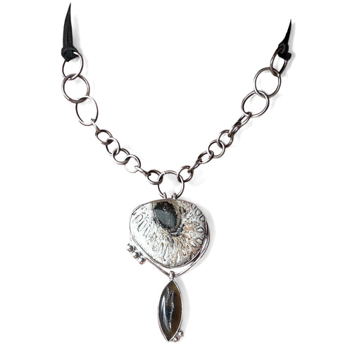 Petrified Pinecone necklace