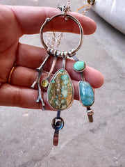 Multi Stone Necklace